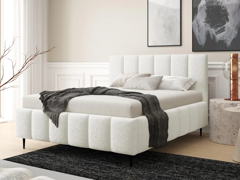 Vinvik Sängram med förvaring 140x200 cm - vit - Möbler - Sovrum - Sängram & sängstomme