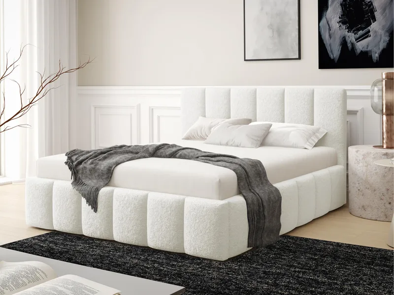 Vinvik Sängram med förvaring 140x200 cm - vit - Möbler - Sovrum - Sängram & sängstomme