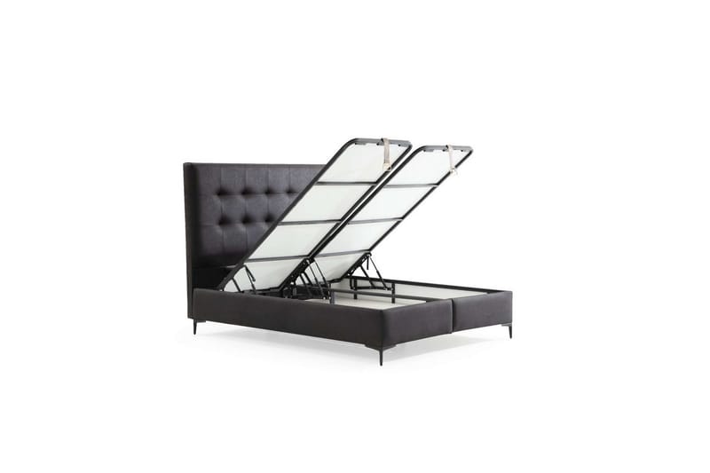 Yonel Komplett Sängpaket 160x200 cm - Svart - Möbler - Sovrum - Sängar - Komplett Sängpaket