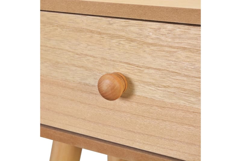 Sängbord 2 st massiv furu 40x30x61 cm brun - Brun - Sängbord - Bord
