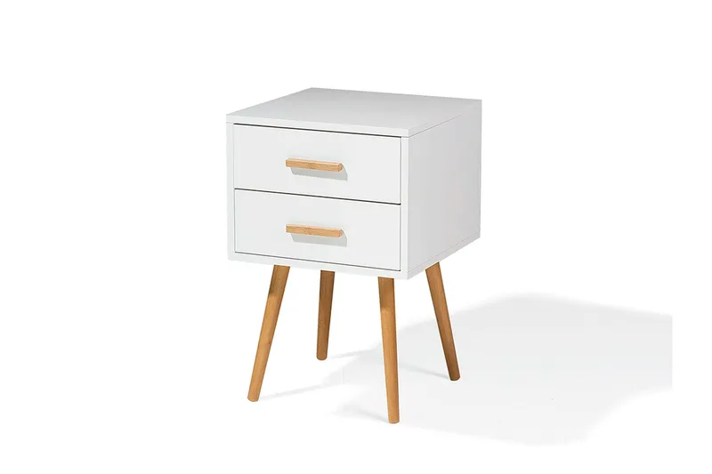 Alabama Sängbord 40 cm - Vit - Möbler - Sovrum - Sängbord