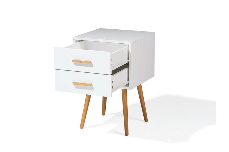 Alabama Sängbord 40 cm - Vit - Möbler - Sovrum - Sängbord