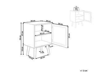 Sängbord Almo - Möbler - Sovrum - Sängbord