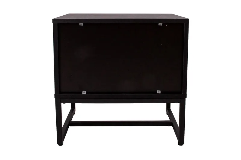 Amsterdam Sängbord Ek/Svart - Möbler - Sovrum - Sängbord