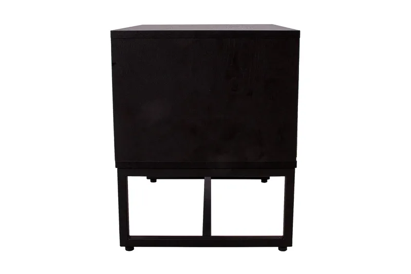 Amsterdam Sängbord Ek/Svart - Möbler - Sovrum - Sängbord