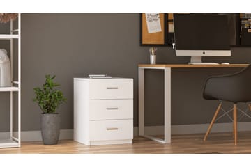 Barrock Sängbord 45 cm - Vit - Möbler - Sovrum - Sängbord