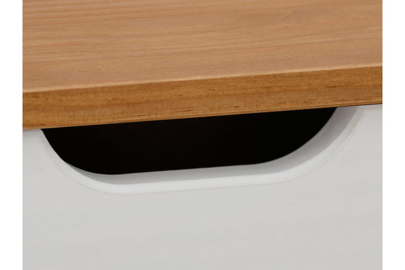 BENEVENTO Sängbord 38 cm Vit - Möbler - Sovrum - Sängbord