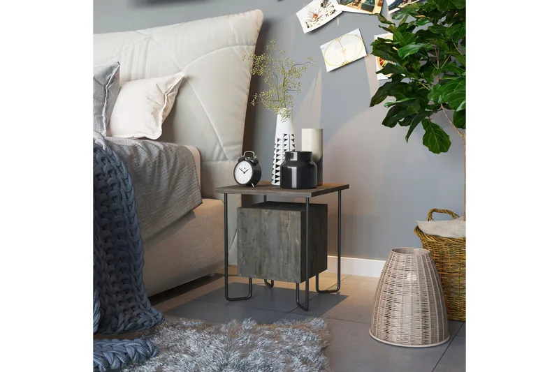 Berghagen Sängbord - Brun - Möbler - Sovrum - Sängbord