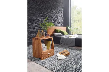 Bielss Sängbord 45 cm med Förvaring Låda + Hylla - Möbler - Sovrum - Sängbord