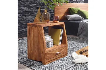 Bielss Sängbord 45 cm med Förvaring Låda + Hylla - Möbler - Sovrum - Sängbord