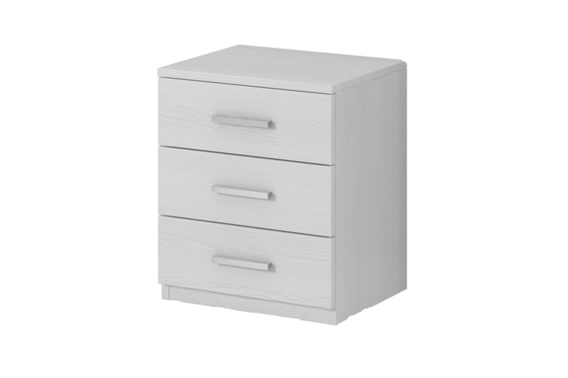 Bovera Sängbord 41x46 cm - Askgrå|Vit - Möbler - Sovrum - Sängbord