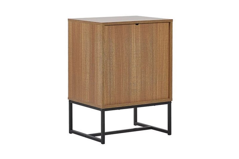 BRACANA Sängbord 49 cm Ljusbrun/Vit - Brun - Möbler - Sovrum - Sängbord