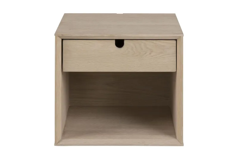 Century Sängbord 37 cm Hög med Förvaring Låda - Beige - Möbler - Sovrum - Sängbord