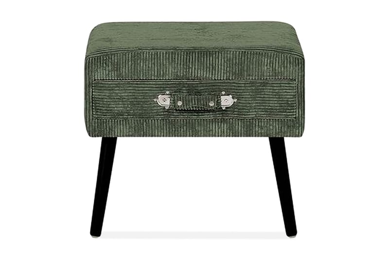 CHAKOR Sängbord 50 cm Grön/Konstläder - Sängbord - Bord