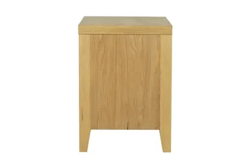 Chamba Sängbord 50 cm i Trä med Förvaring och Lådor - Träfärgad - Möbler - Sovrum - Sängbord