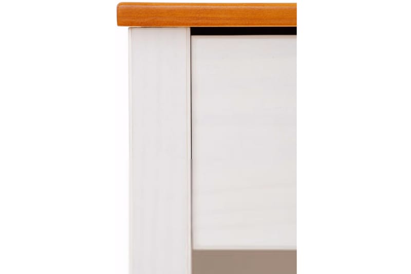 CHURRI Sängbord 43 cm Vit/Gul - Möbler - Sovrum - Sängbord