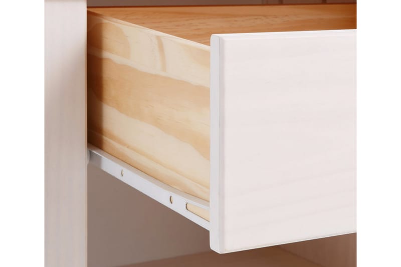CHURRI Sängbord 43 cm Vit/Gul - Möbler - Sovrum - Sängbord