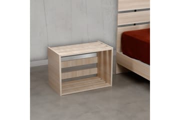 Comfortale Sängbord 60 cm - Ljus Ekfärg - Möbler - Sovrum - Sängbord