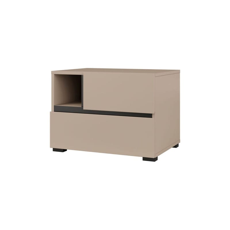 Sängbord Cross S med 2 lådor - Kongo - Möbler - Sovrum - Sängbord