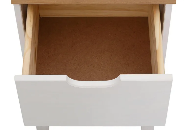 Crotone Sängbord 38 cm - Vit - Möbler - Sovrum - Sängbord