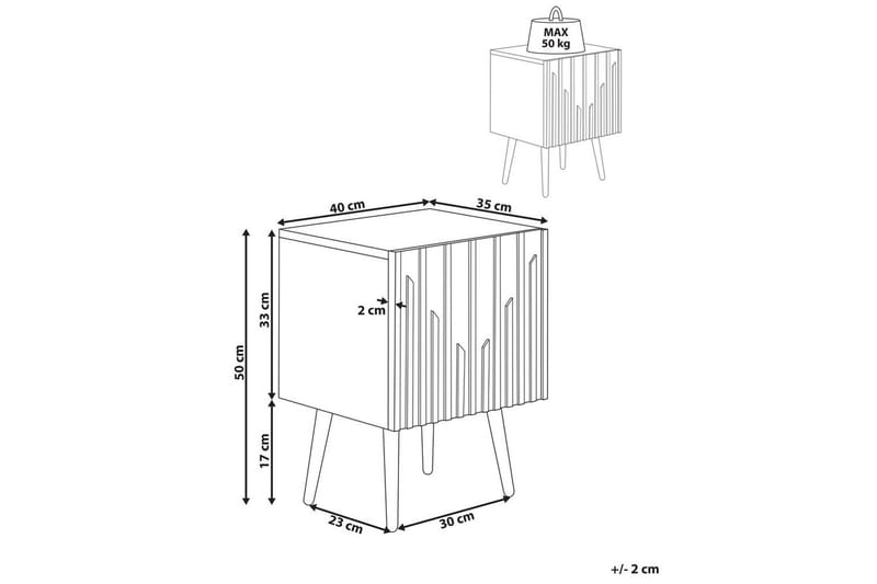 Sängbord Dalcross - Möbler - Sovrum - Sängbord