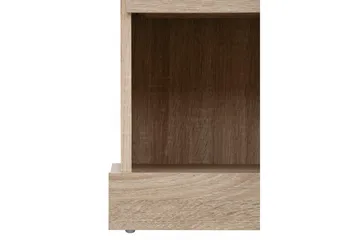 Dareia Sängbord 45 cm med Förvaring Låda + Hylla - Brun - Möbler - Sovrum - Sängbord