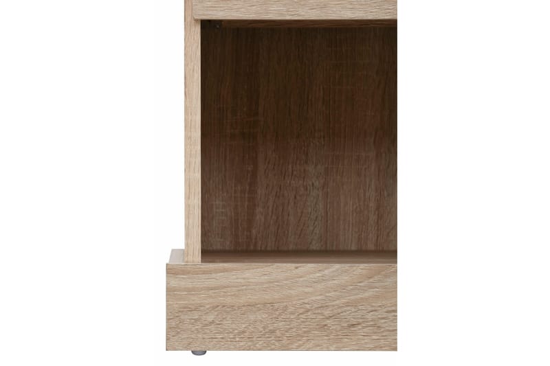 Dareia Sängbord 45 cm med Förvaring Låda + Hylla - Brun - Möbler - Sovrum - Sängbord