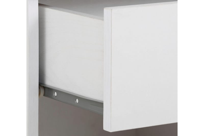 Dareia Sängbord 45 cm - Vit/Brun - Möbler - Sovrum - Sängbord