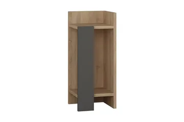 Decorta Sängbord 27 cm - Ekfärg/Mörkgrå - Möbler - Sovrum - Sängbord