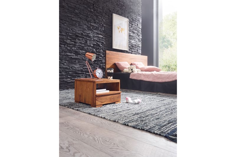 DEVASTO Sängbord 40 cm Brun - Möbler - Sovrum - Sängbord