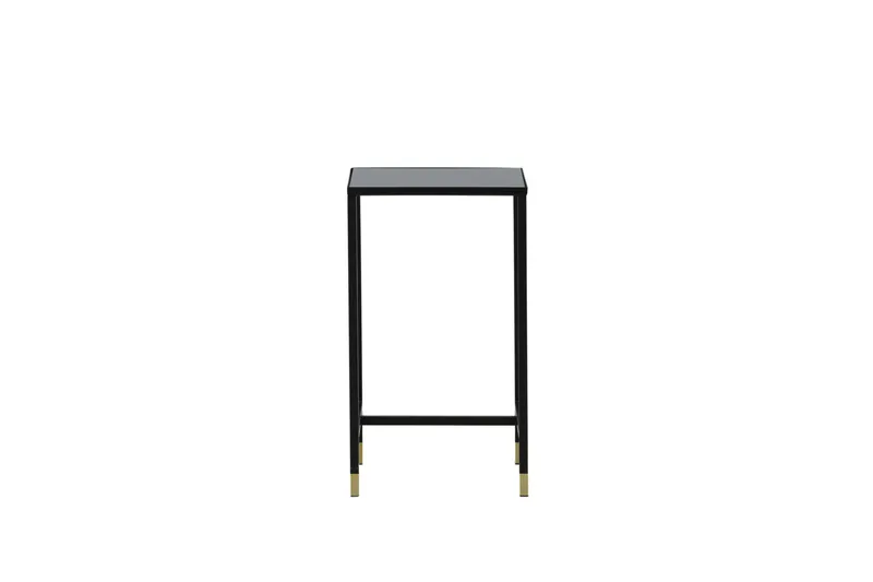 Dipp Sängbord 40 cm Marmormönster - Glas/Svart/Grå - Möbler - Sovrum - Sängbord