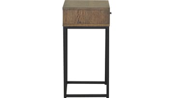 Sängbord Eiknor 60 cm - Brunlackad ek - Möbler - Sovrum - Sängbord