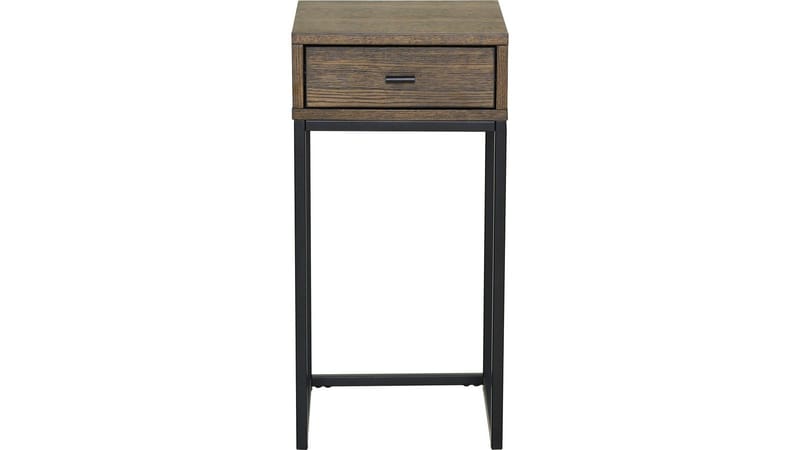 Sängbord Eiknor 60 cm - Brunlackad ek - Möbler - Sovrum - Sängbord