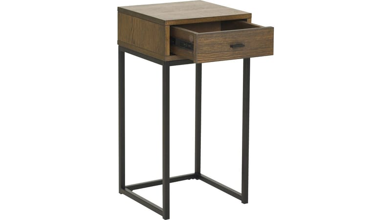 Sängbord Eiknor 60 cm - Brunlackad ek - Möbler - Sovrum - Sängbord
