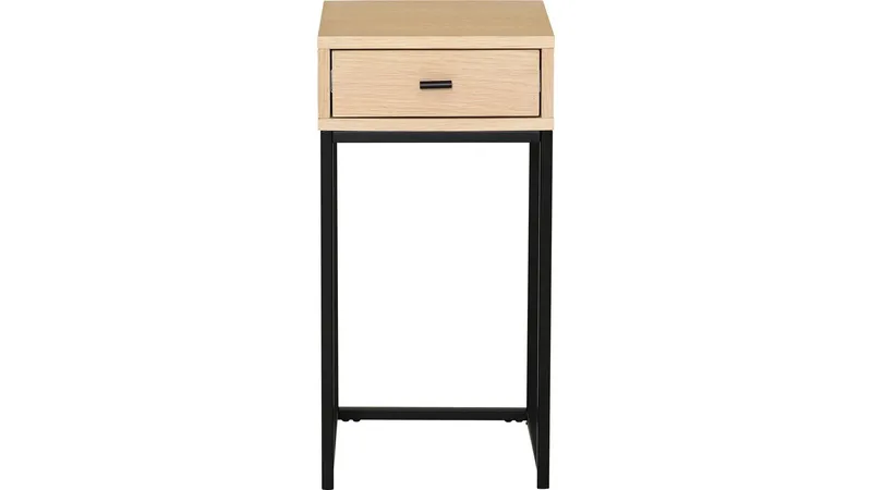 Sängbord Eiknor 60 cm - Vitpigmenterad ek - Möbler - Sovrum - Sängbord
