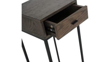 Sängbord Eiknor 75 cm - Brunlackad ek - Möbler - Sovrum - Sängbord