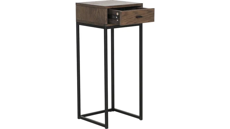 Sängbord Eiknor 75 cm - Brunlackad ek - Möbler - Sovrum - Sängbord