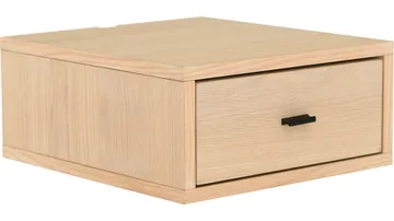 Sängbord Eiknor för Vägg - Vitpigmenterad - Möbler - Sovrum - Sängbord