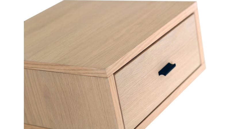 Sängbord Eiknor för Vägg - Vitpigmenterad - Möbler - Sovrum - Sängbord