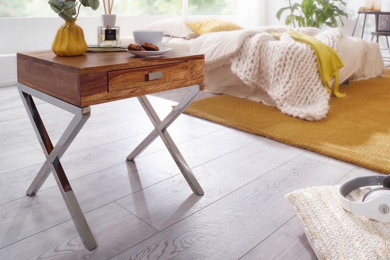 EINFELDT Sängbord 45 cm Brun - Möbler - Sovrum - Sängbord