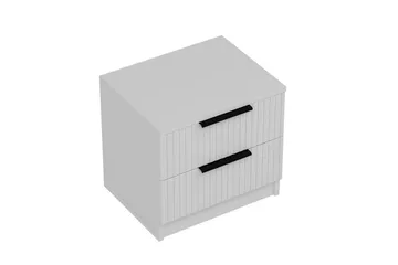 Fruitland Sängbord 54 cm - Vit - Möbler - Sovrum - Sängbord
