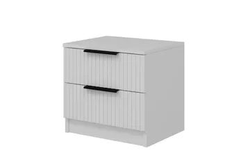 Fruitland Sängbord 54 cm - Vit - Möbler - Sovrum - Sängbord
