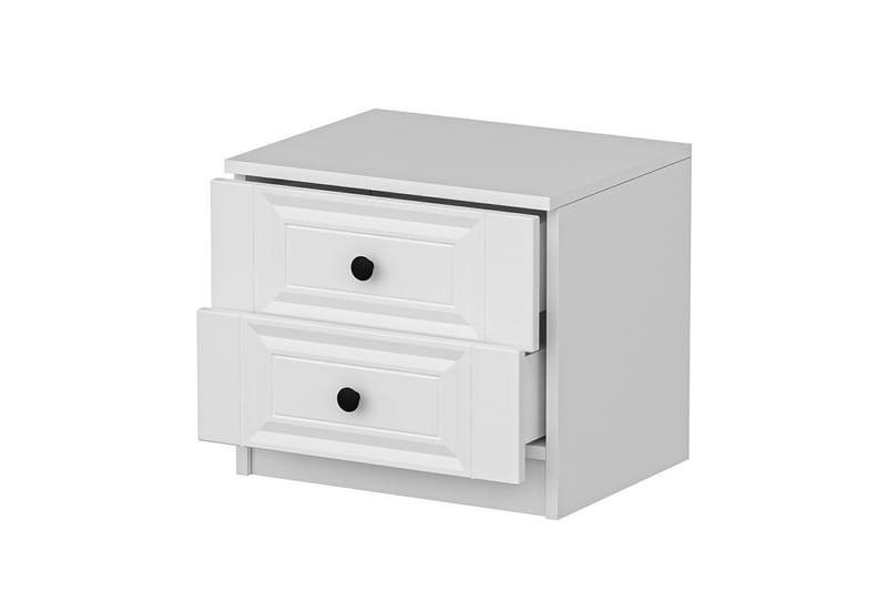Fruitland Sängbord 54 cm - Vit - Möbler - Sovrum - Sängbord