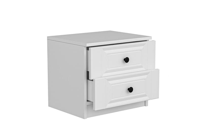 Fruitland Sängbord 54 cm - Vit - Möbler - Sovrum - Sängbord