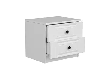 Fruitland Sängbord 54 cm - Vit - Möbler - Sovrum - Sängbord
