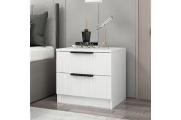 Fruitland Sängbord 54 cm - Vit - Möbler - Sovrum - Sängbord