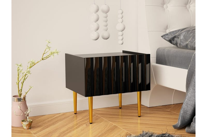 Glenndale Sängbord 50 cm Concept 55 Black - Möbler - Sovrum - Sängbord