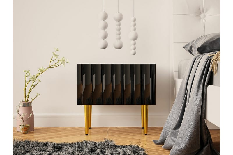 Glenndale Sängbord 50 cm Concept 55 Black - Möbler - Sovrum - Sängbord