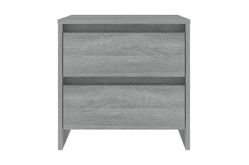 Sängbord grå sonoma ek 45x34,5x44,5 cm spånskiva - Grå - Möbler - Sovrum - Sängbord
