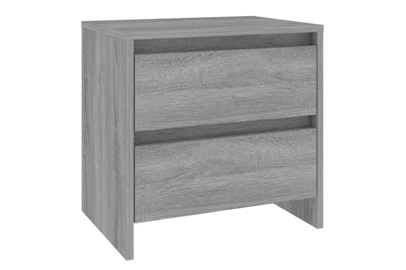 Sängbord grå sonoma ek 45x34,5x44,5 cm spånskiva - Grå - Möbler - Sovrum - Sängbord